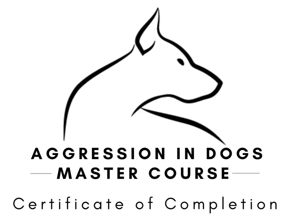 Aggression in Dogs Master Course certificate of completion